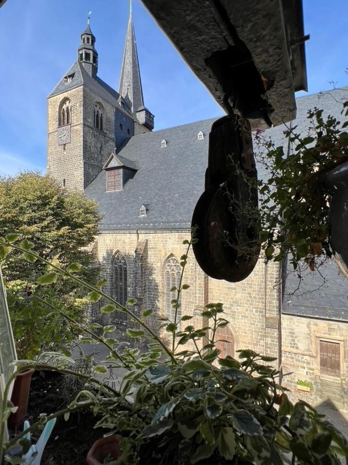 Anno 1577 - Marktkirchhof 6 Quedlinburg Exterior foto